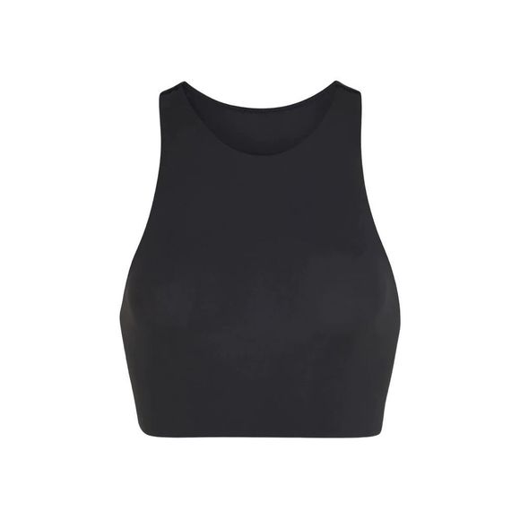 SKIMS Other - NWT Skims Fits Everybody High Neck Bralette in Onyx, Size XS